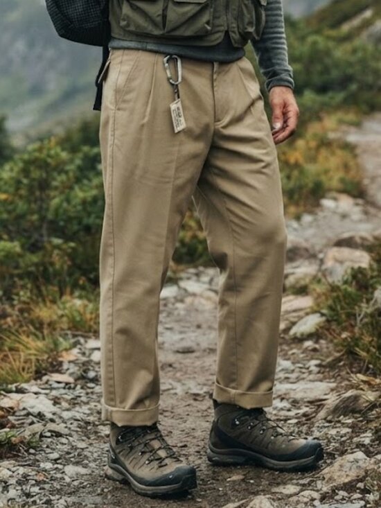 Tilley Endurables Other - Vintage Tilley Endurables Tan Khaki Pleated Travel Pants Made In Canada Size 33